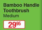 Dentalmate Bamboo Handle Toothbrush Medium