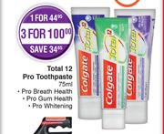 Colgate Total 12 Pro Toothpaste-75ml