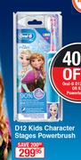 Oral-B D12 Kids Character Stages Powerbrush