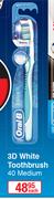 Oral-B 3D White Toothbrush 40 Medium-Each