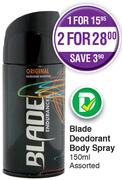 Blade Deodorant Body Spray-150ml