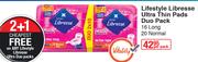 Lifestyle Libresse Ultra Thin Pads Duo Pack 16 Long 20 Normal-Per Pack