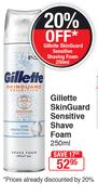 Gillete Skin Guard Sensitive Shave Foam-250ml