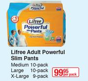 Lifree Adult Powerful Slim Pants-Per Pack