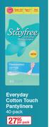 Everyday Cotton Touch Pantyliners 40Pack-Per Pack