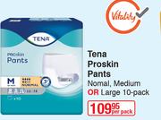Tena Proskin Pants Normal, Medium Or Large 10-Pack-Per Pack