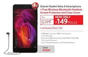 Xiaomi Redmi Note 4 Smartphone 4G-On uChoose Flexi 120