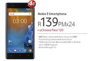 Nokia 3 Smartphone 4G-On uChoose Flexi 120