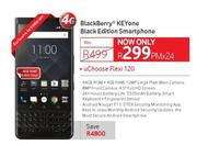BlackBerry KEone Black Edition Smartphone 4G-On uChoose Flexi 120