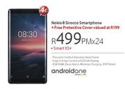 Nokia 8 Sirocco Smartphone 4G-On Smart XS+ Free Protective Cover