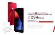 Apple iPhone 8 Plus 4G Product Red 64GB-On Red Select+ Or Red More Data 10GB