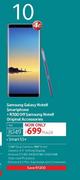 Samsung Galaxy Note 8 Smartphone + R300 Off Samsung Note 8 Original Accessories-On Smart XS+