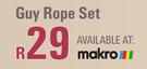 [MAKRO]- Campmaster Guy Rope Set