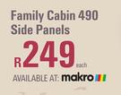 [MAKRO]- Campmaster Family Cabin 490 Side Panels-Each