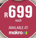 [MAKRO]- Campmaster Deluxe 320 Mesh Reclining Chair-Each