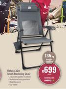 [MAKRO]- Campmaster Deluxe 320 Mesh Reclining Chair-Each