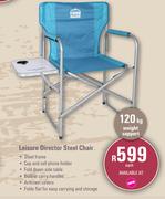 [GAME]- Campmaster Leisure Director Steel Chair-Each