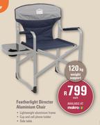 [MAKRO]- Campmaster Featherlight Director Aluminium Chair-Each