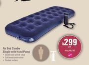 [GAME]- Campmaster Air Bed Combo Single With Hand Pump-Each