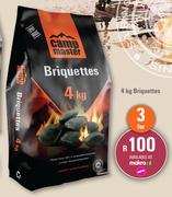 [MAKRO]- Campmaster Briquettes-For 3 x 4Kg