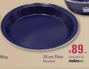 [MAKRO]- Campmaster 24cm Plate Enamel-Each