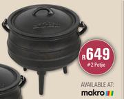 [MAKRO]- Campmaster Cast Iron Potjie Range 2 Potjie