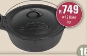 [MAKRO]- Campmaster Cast Iron 12 Bake Pot
