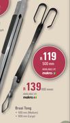 [MAKRO]- Campmaster Braai Tong 500mm Medium