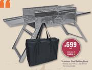 [MAKRO]- Campmaster Stainless Steel Folding Braai-Each
