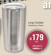 [MAKRO]- Campmaster Large Tumbler Stainless Steel-Each
