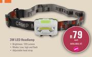 [GAME]- Campmaster 3W LED Headlamp-Each