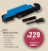 [MAKRO]- Campmaster 5-In-1 Multi Tool Knife-Each