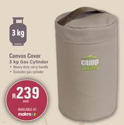 [MAKRO]- Campmaster Canvas Cover For 3kg Gas Cylinder-Each