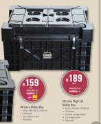 [MAKRO]- Campmaster 50Ltr High Lid Utility Box-Each