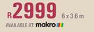 [MAKRO]- Campmaster Heavy Duty Canvas Heat Deflective Tarpaulin 6 x 3.6m
