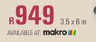 [MAKRO]- Campmaster Reflective Tarpaulin 3.5 x 6m