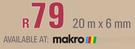 [MAKRO]- Camp Master Diamond Braided Rope Polypropylene-20m x 6mm