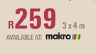 [MAKRO]- Campmaster Tarpaulin 3 x 4m