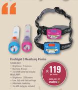 [MAKRO]- Campmaster Flashlight & Headlamp Combo-Per Combo