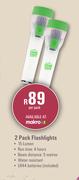 [MAKRO]- Campmaster 2 Pack Flashlights-Per Pack