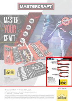 Builders : Mastercraft (7 October 2022 - 31 October 2022), page 1