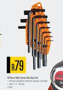 Mastercraft 10 Piece Idler Series Hex Key Set