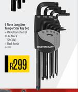 Mastercraft 9 Piece Long Arm Tamper Star Key Set