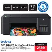 Brother DCP-T420W 3-In-1 Tank Printer 409015-Each