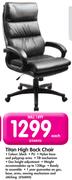 Titan High Back Chair-Each
