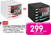 5 Drawer A4 Desktop Unit-Each