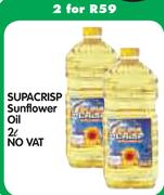 Supacrisp Sunflower Oil-2x2L