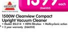Bissell 1500W Clenview Compact Upright Vacuum Cleaner BSL214