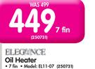 Elegance 7 Fin Oil Heater El11-07