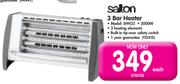Salton 3 Bar Heater SHH25